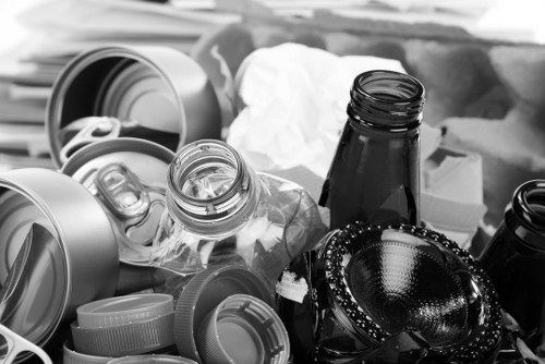 Chart depicting analytics and performance monitoring for commercial waste in East Ham