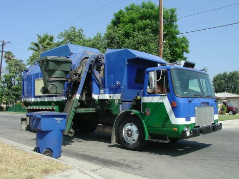 Commercial waste collection in East Ham